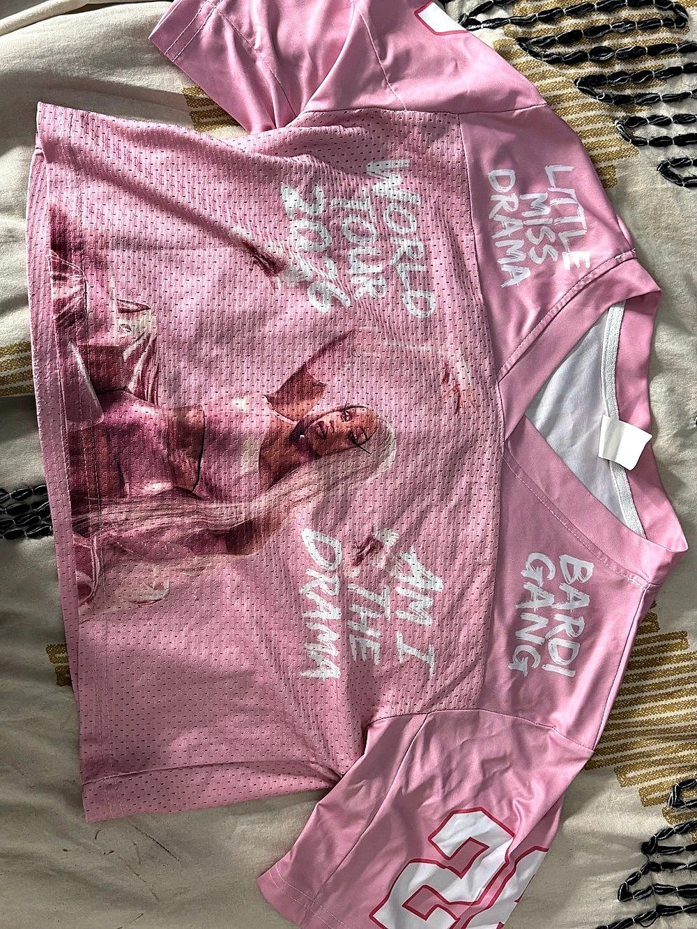 Pink Little Miss Drama Jersey